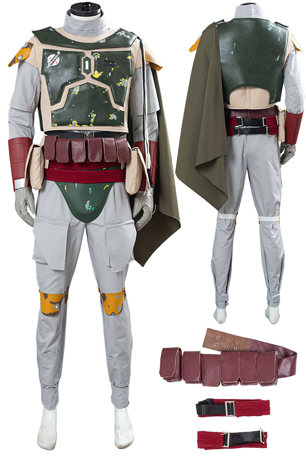 Leather Work Pants - Boba Cosplay Fantasy Battle Armor Movie