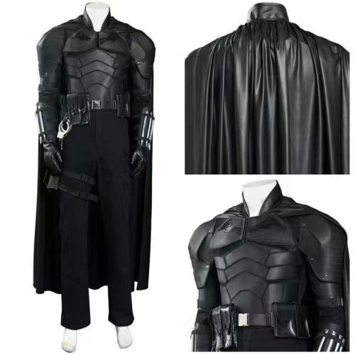 Leather Work Pants - Bruce Cosplay Wayne Costume Superhero Pants