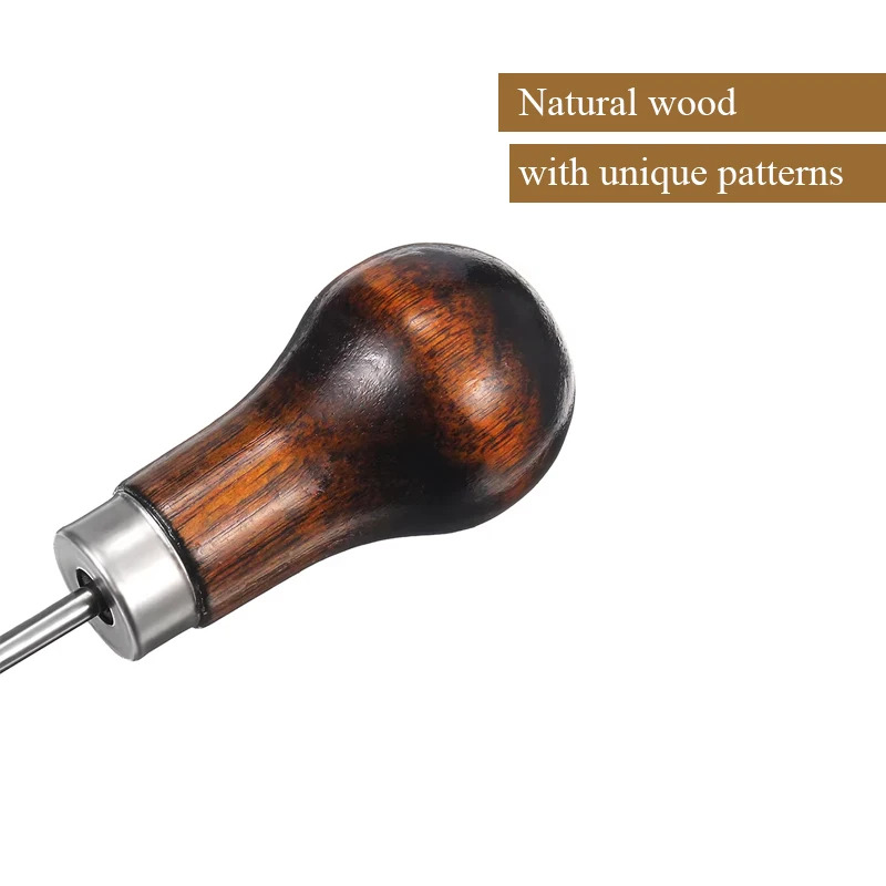 Wooden Hole Punch Tool for Lea - Leatherwork Hole Punch recensione e prezzo
