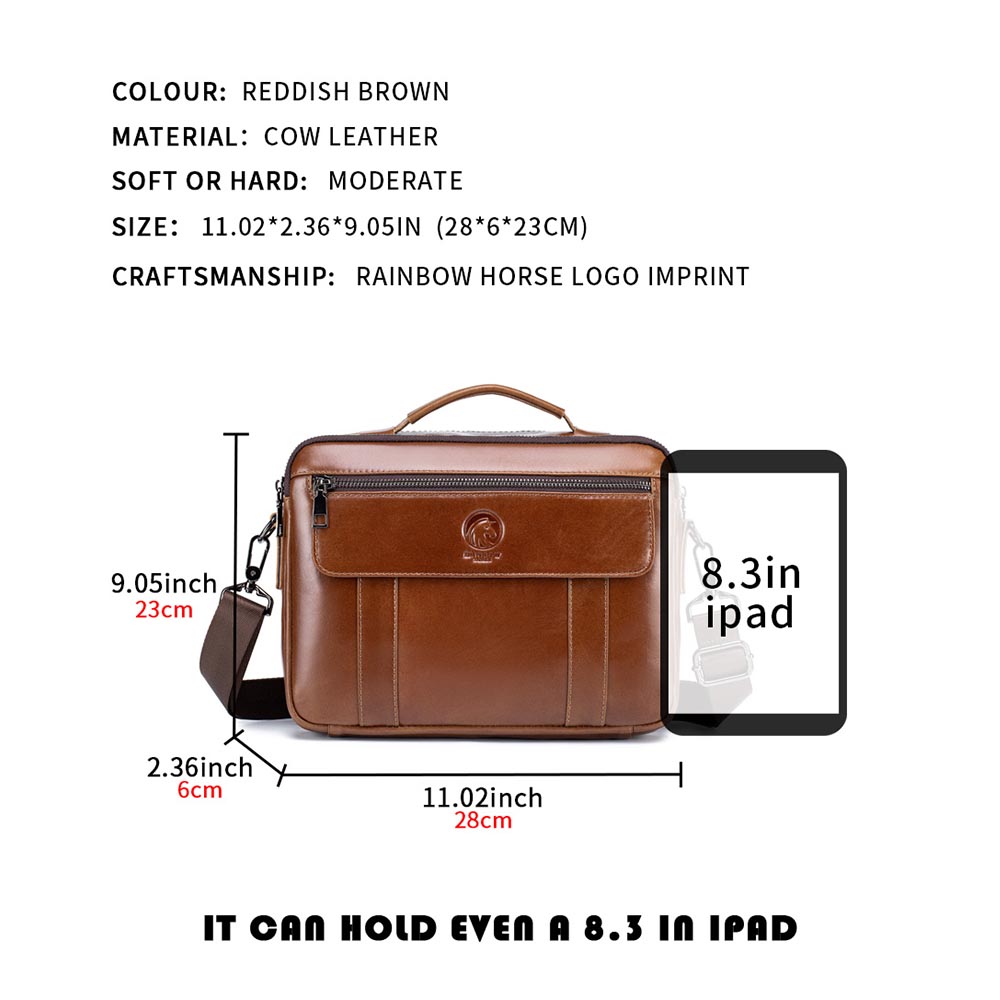 New men's mini crossbody bag,  - Leatherwork Thread recensione e prezzo