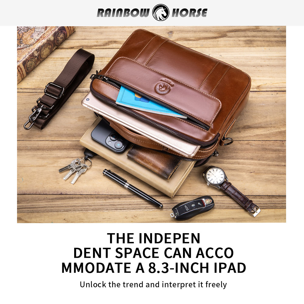 New men's mini crossbody bag,  - Leatherwork Thread recensione e prezzo
