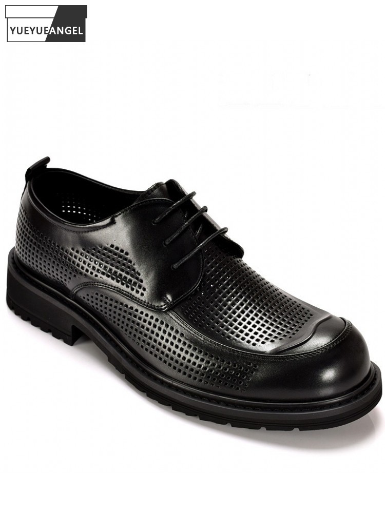 Summer Business Men Breathable - Leather Work Outfit recensione e prezzo