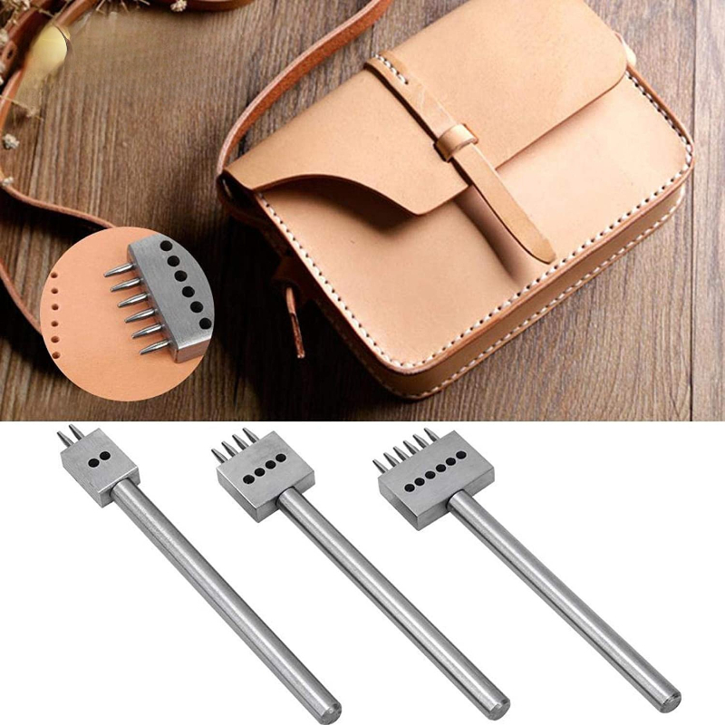 3Pcs Manual Leather Hole Punch - Leatherwork Manual recensione e prezzo