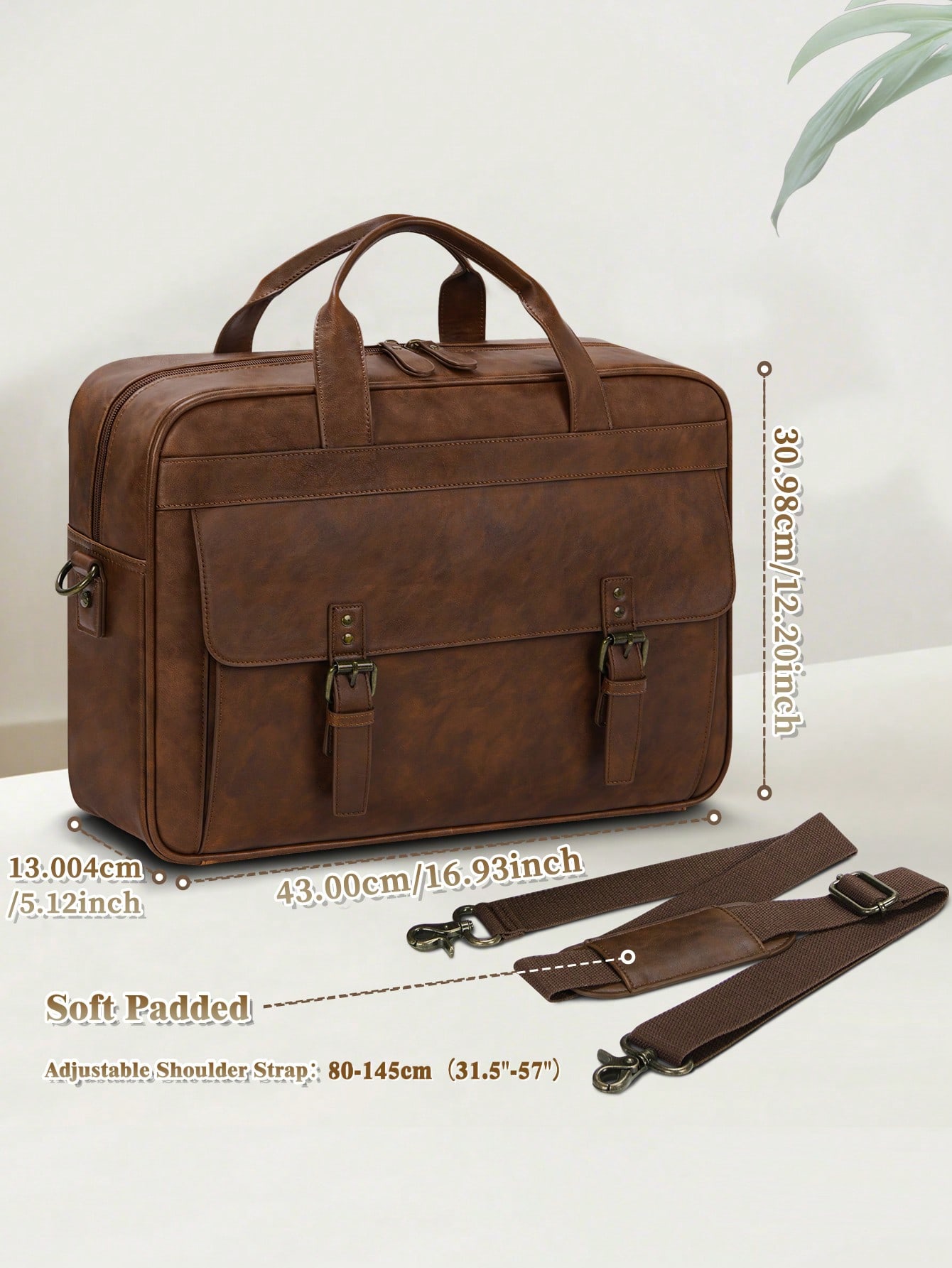 Vintage Leather Messenger Bag  - Leatherwork Thread recensione e prezzo