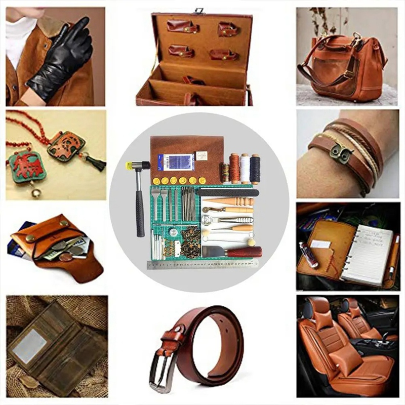 Leather Tool Set Leather Worki - Leatherwork Manual recensione e prezzo
