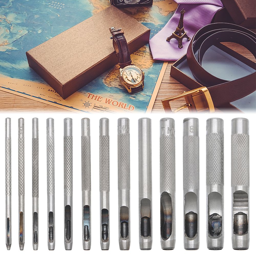 Round Leather Hollow Hole-maki - Leatherwork Hole Punch recensione e prezzo