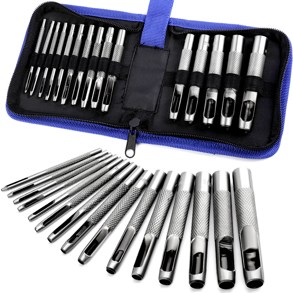 KRABALL 1mm-11mm 15pcs/set Por - Leatherwork Hole Punch recensione e prezzo
