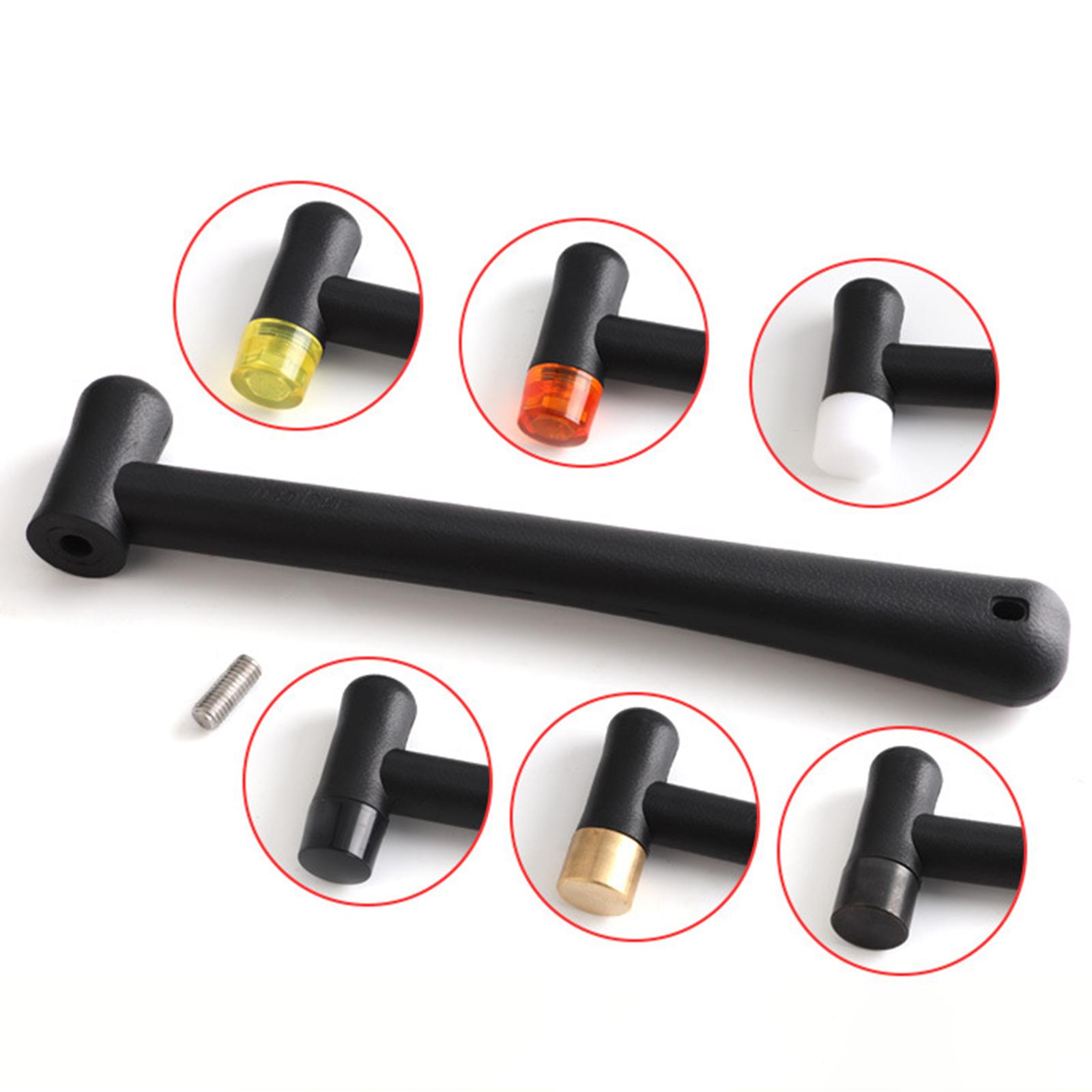 Rubber Hammer Set with 6 Heads - Leatherwork Jobs recensione e prezzo