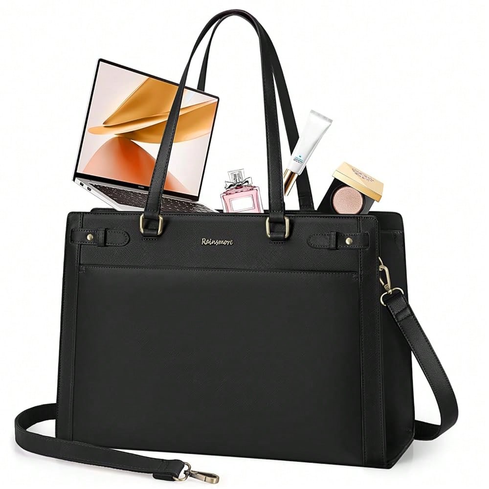 Laptop Bag For Women 15.6 Inch - Leatherwork Thread recensione e prezzo