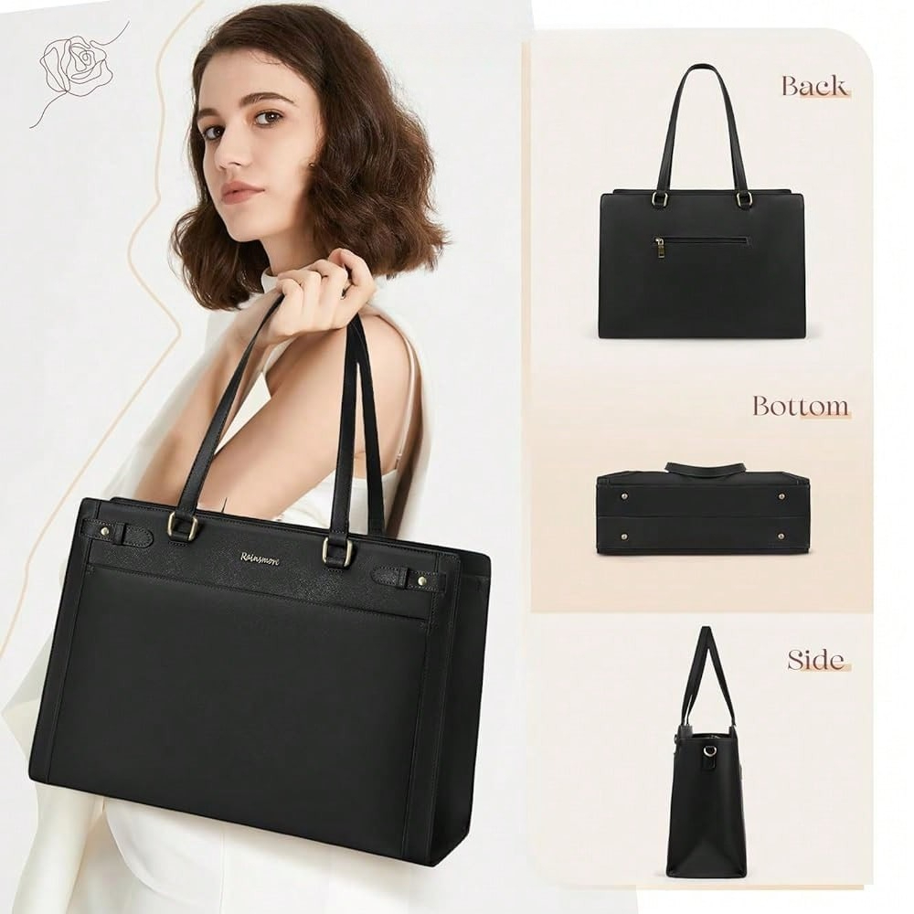 Laptop Bag For Women 15.6 Inch - Leatherwork Thread recensione e prezzo