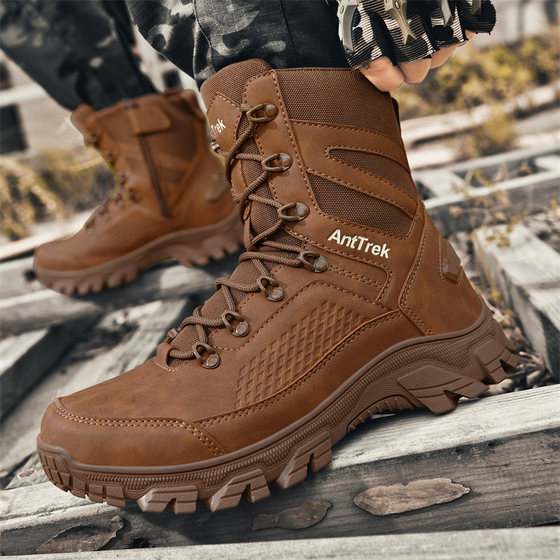 New Men Tactical Boots Hunting - Leather Work Flats recensione e prezzo