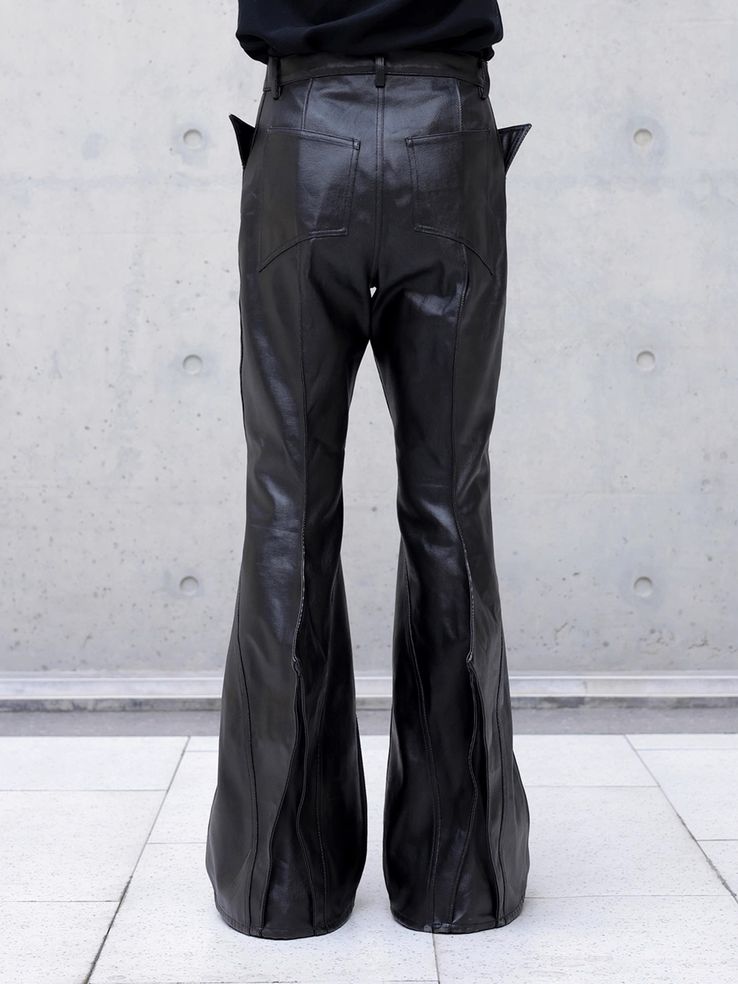 Mauroicardi Autumn Long Black  - Leather Work Pants recensione e prezzo