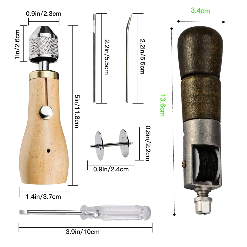 Leather Sewing Awl Thread Kit  - Leatherwork Thread recensione e prezzo
