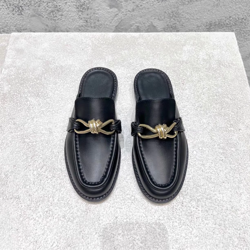 Metal Buckle Half Slippers For - Leather Work Flats recensione e prezzo