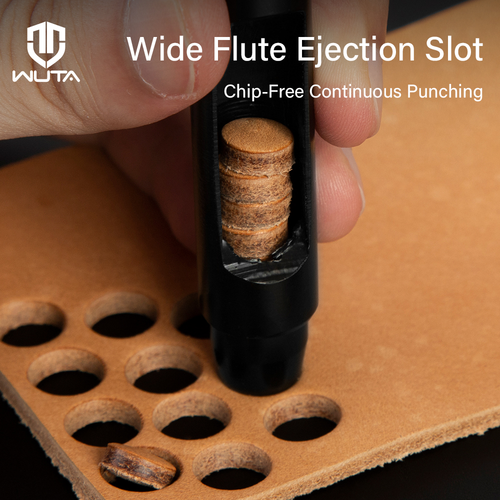 WUTA 1Pc 6-15mm Black Anti-Rus - Leatherwork Hole Punch recensione e prezzo
