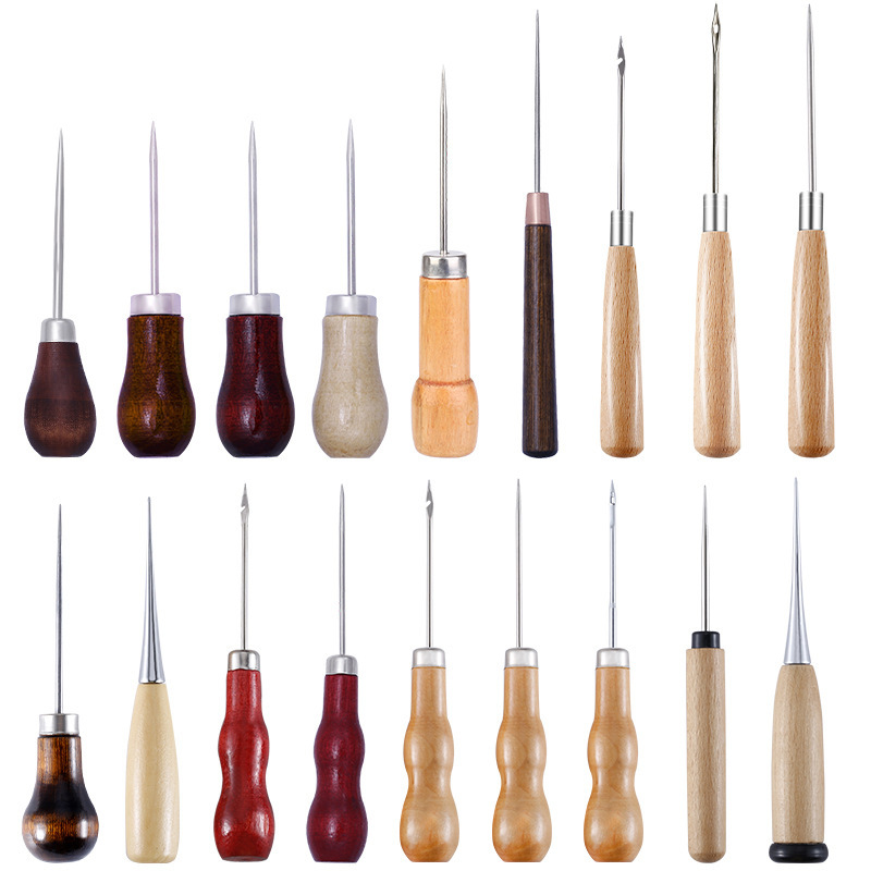 Leather Awl Wood Handle Awls S - Leather Work Organiser recensione e prezzo