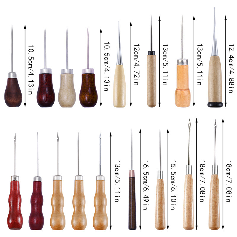 Leather Awl Wood Handle Awls S - Leather Work Organiser recensione e prezzo