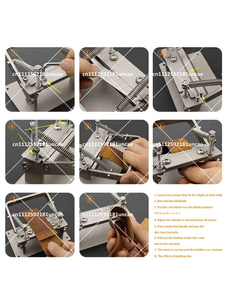 Manual Leather Splitter Peelin - Leatherwork Manual recensione e prezzo