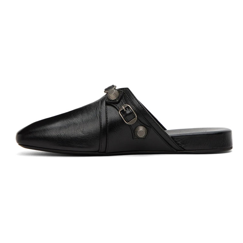 Black Soft Leather Square Toes - Leather Work Flats recensione e prezzo