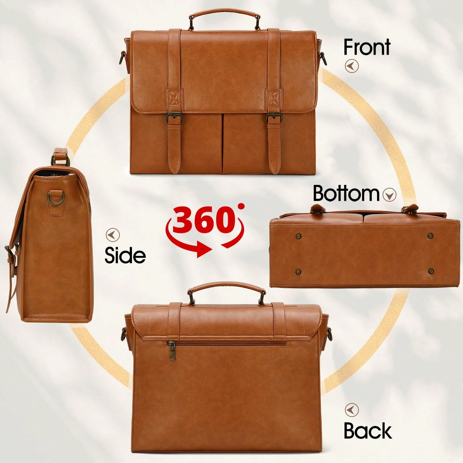 Messenger Bag For Men 15.6 Inc - Leatherwork Thread recensione e prezzo