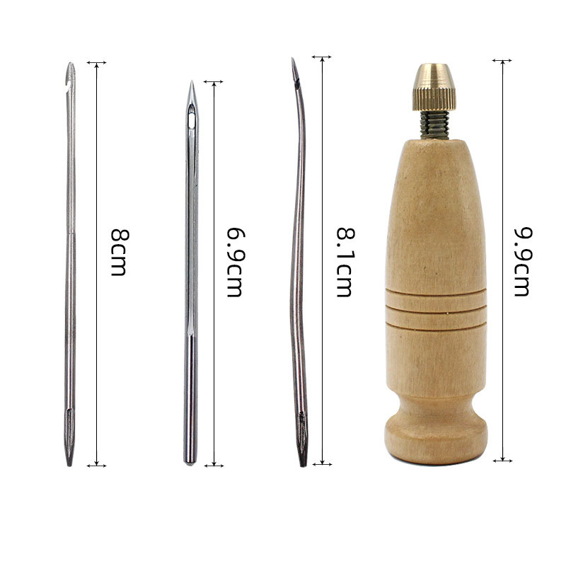 1Set DIY Leather Sewing Awl Ne - Leatherwork Thread recensione e prezzo