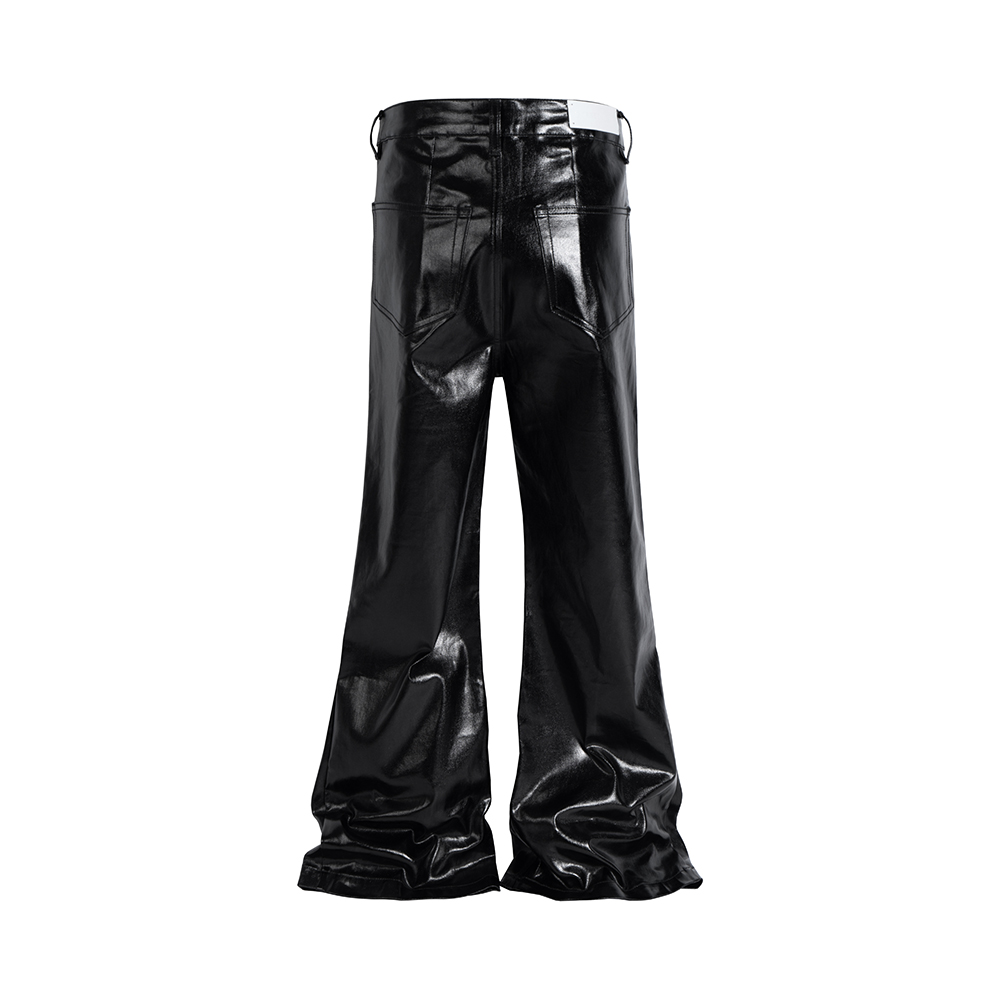 High Street Wide Leg Glossy Pu - Leather Work Pants recensione e prezzo