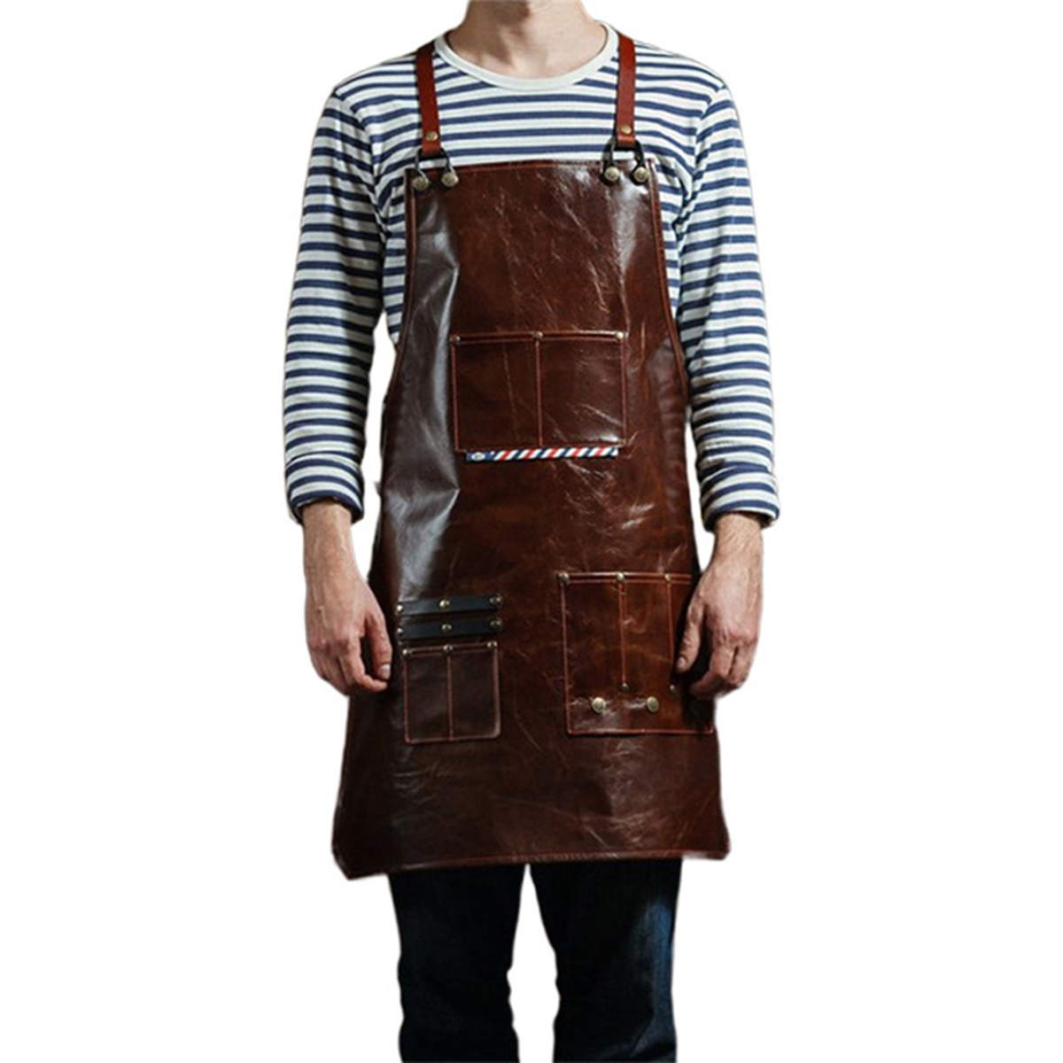 Men's Leather Work Apron with  - Leather Work Organiser recensione e prezzo