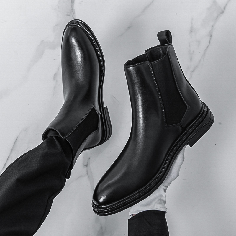 British Style Chelsea Men's Bo - Leather Work Flats recensione e prezzo