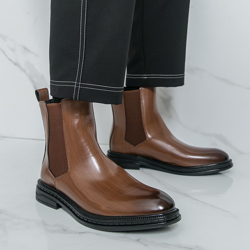 British Style Chelsea Men's Bo - Leather Work Flats recensione e prezzo