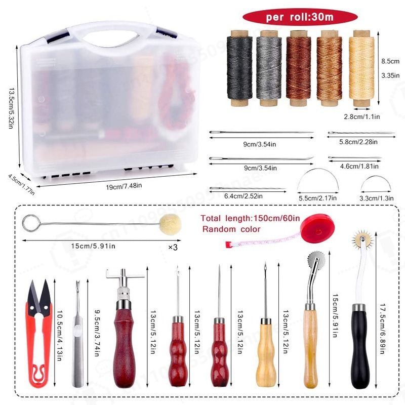 DIY Leather Craft Hand Sewing  - Leatherwork Hole Punch recensione e prezzo