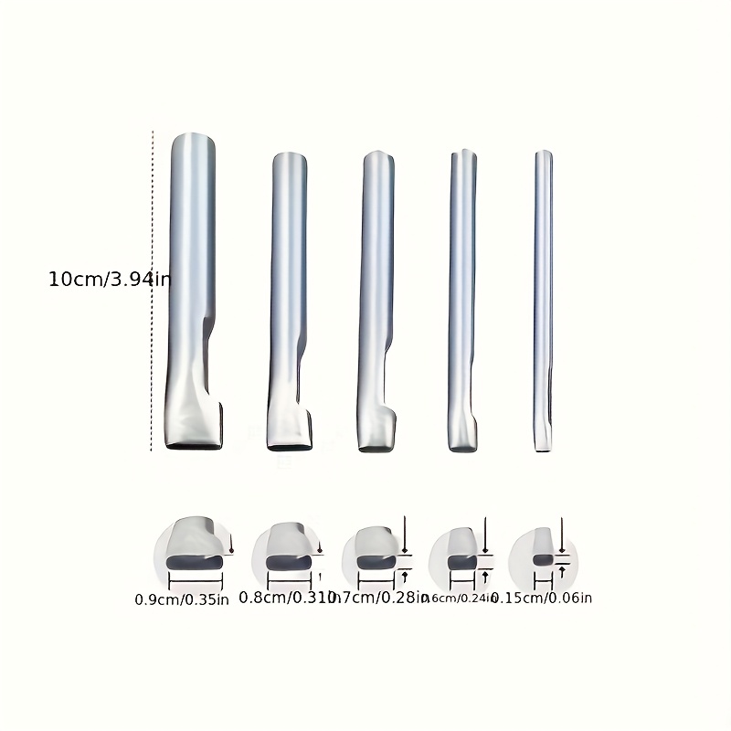 5pcs Leather Oblong Belt Hole  - Leatherwork Hole Punch recensione e prezzo