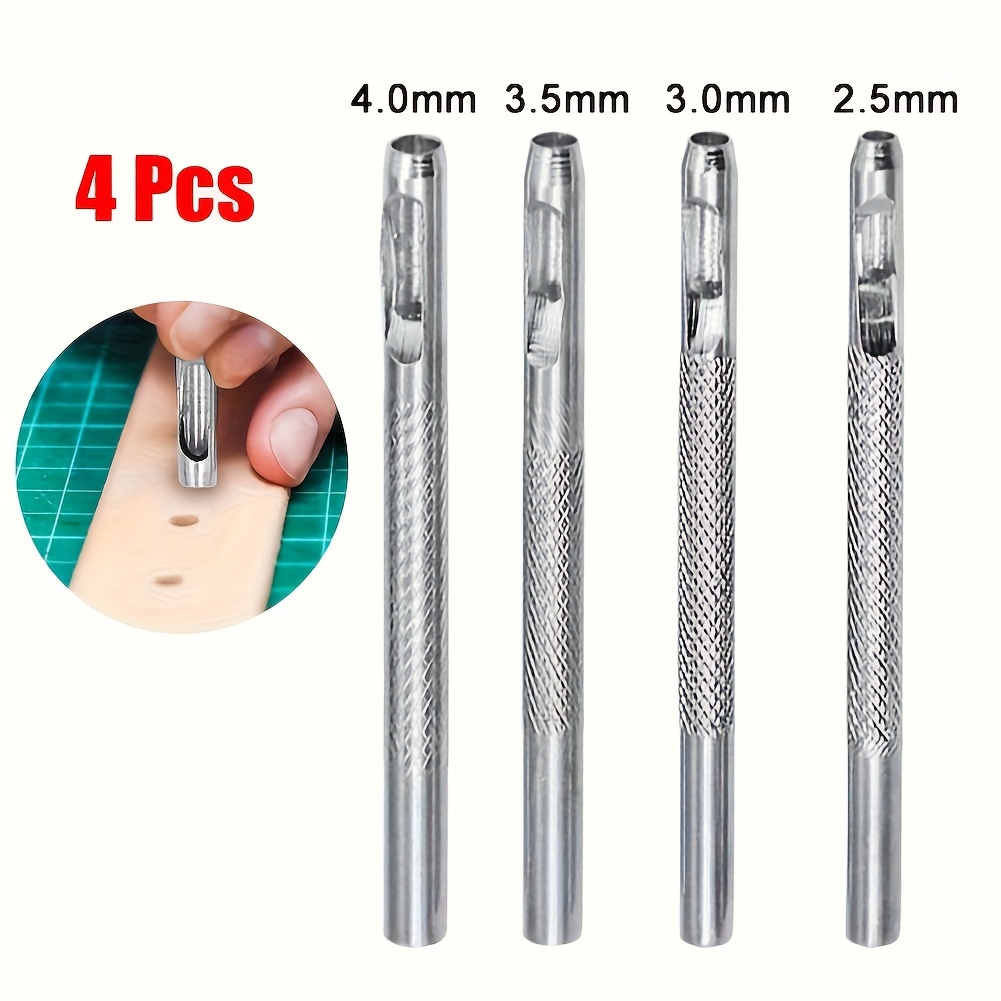 4Pcs Manual Leather Hole Punch - Leatherwork Manual recensione e prezzo