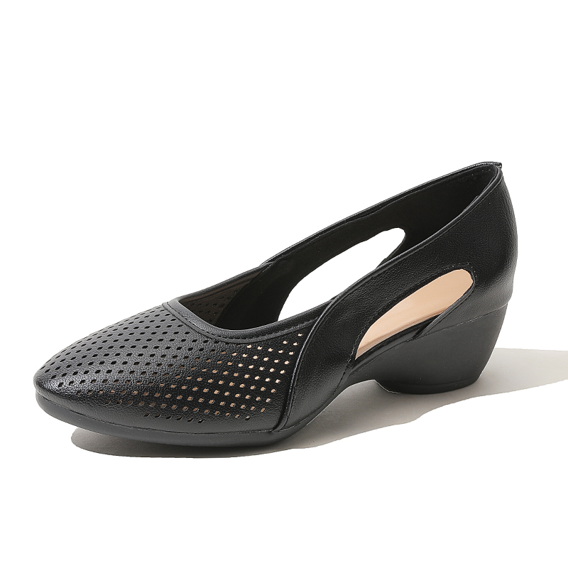 Womens Pumps Hollow Out Breath - Leather Work Outfit recensione e prezzo