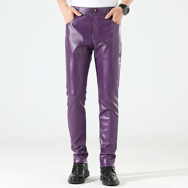 Men's Leather Pants Skinny Fit - Leather Work Pants recensione e prezzo