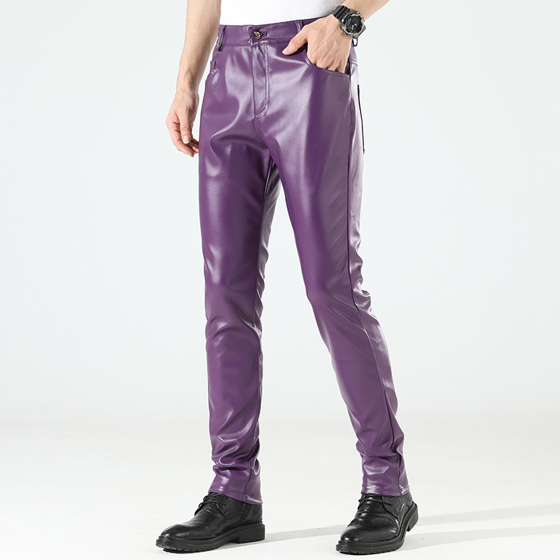 Men's Leather Pants Skinny Fit - Leather Work Pants recensione e prezzo