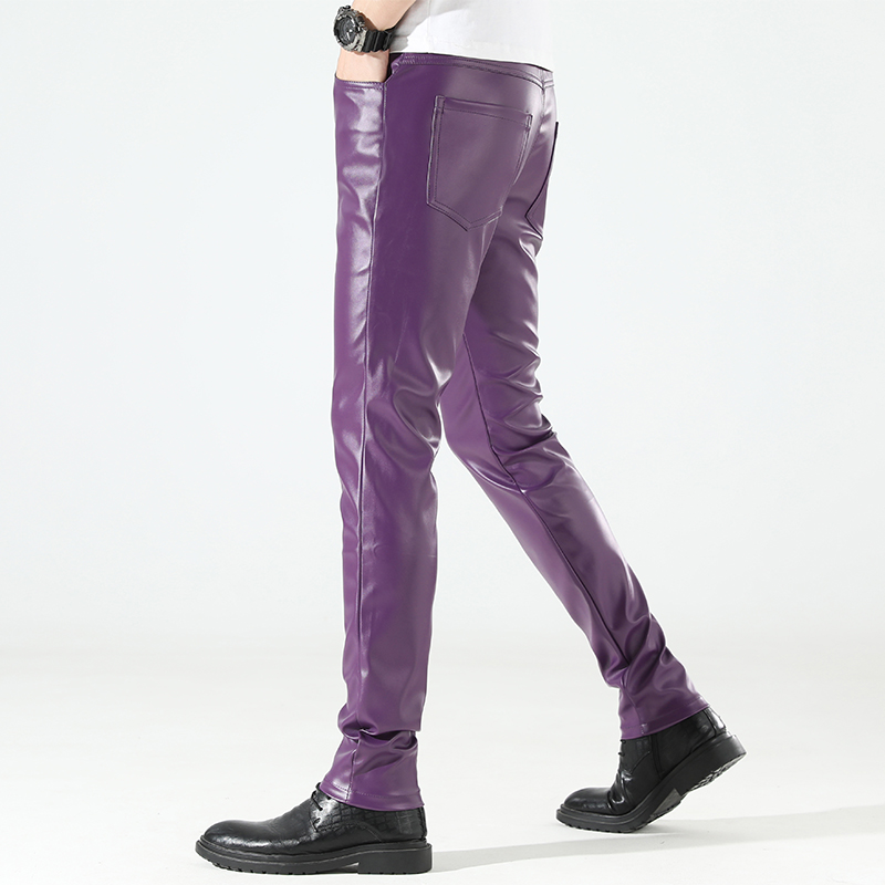 Men's Leather Pants Skinny Fit - Leather Work Pants recensione e prezzo