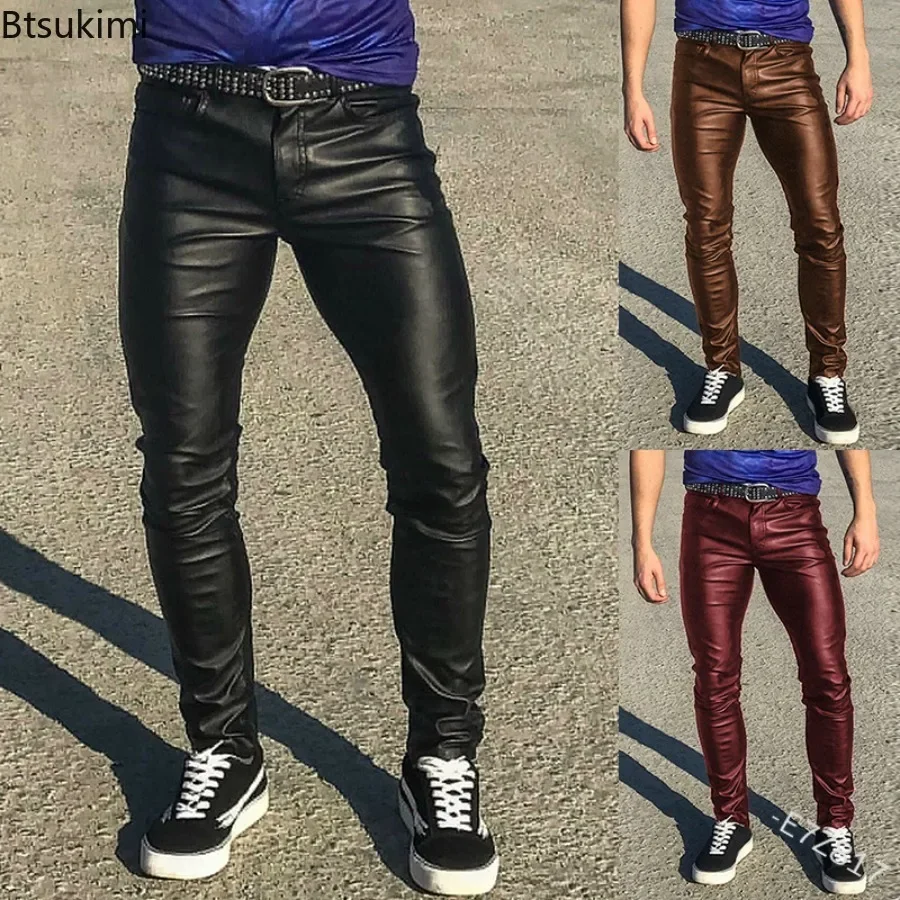 Elastic Low Waist Sexy Pu Leat - Leather Work Pants recensione e prezzo