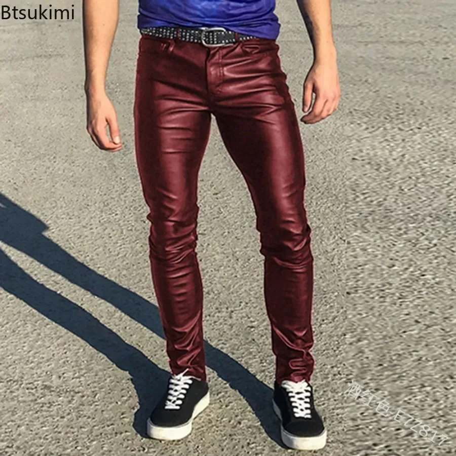 Elastic Low Waist Sexy Pu Leat - Leather Work Pants recensione e prezzo