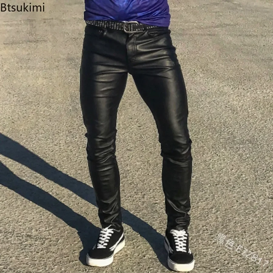 Elastic Low Waist Sexy Pu Leat - Leather Work Pants recensione e prezzo