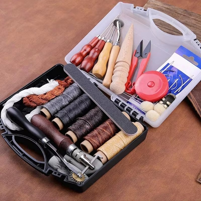 Leather Craft Tool Kit Leather - Leather Work Organiser recensione e prezzo