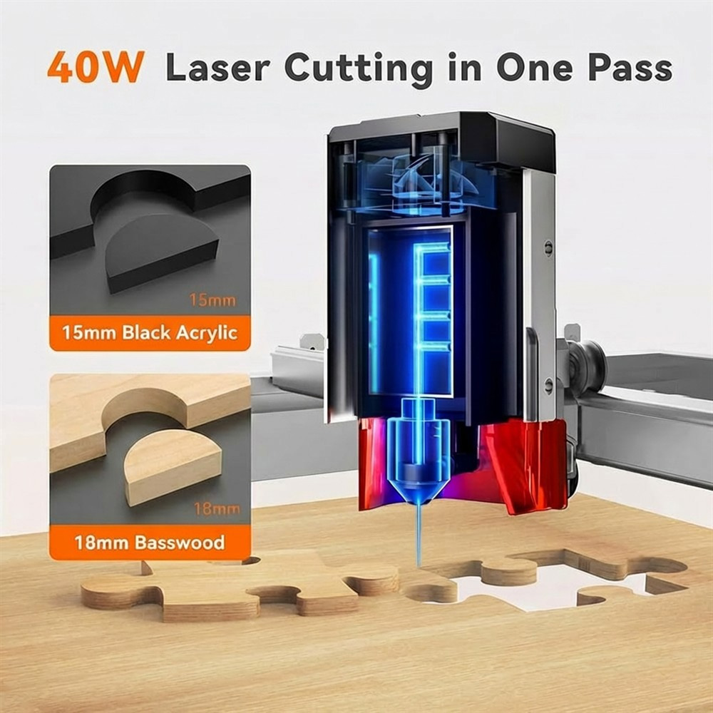 TOOCAA L2 40W AI Desktop Laser - Leatherwork Classes recensione e prezzo