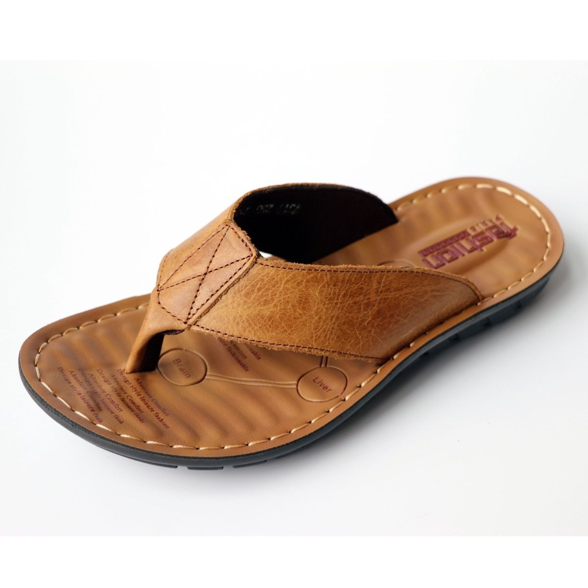 Summer Shoes Men Slippers Genu - Leather Work Flats recensione e prezzo