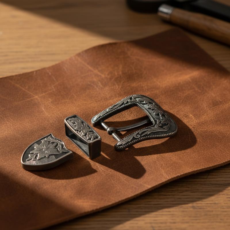 Floral Engraved Vintage Metal  - Leather Work Outfit recensione e prezzo