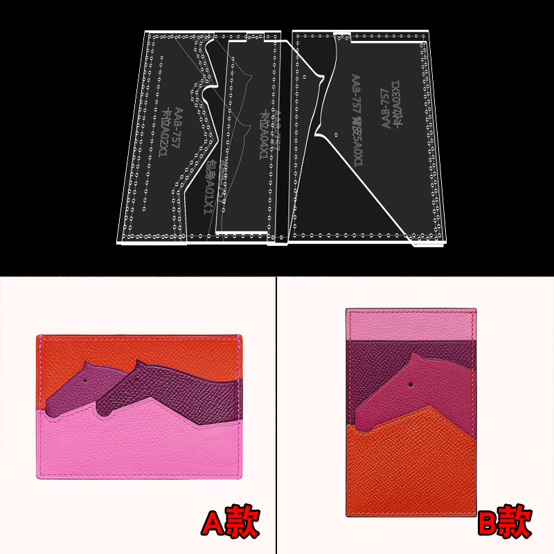 1 Set Durable Acrylic Template - Leatherwork Patterns recensione e prezzo