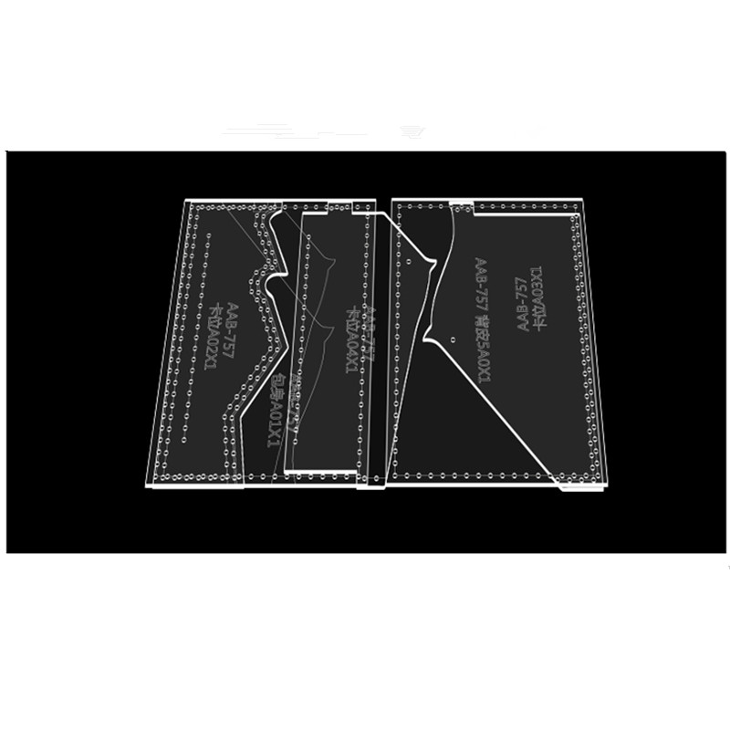 1 Set Durable Acrylic Template - Leatherwork Patterns recensione e prezzo
