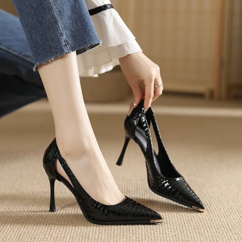 Fashion Patent Leather Women H - Leather Work Outfit recensione e prezzo