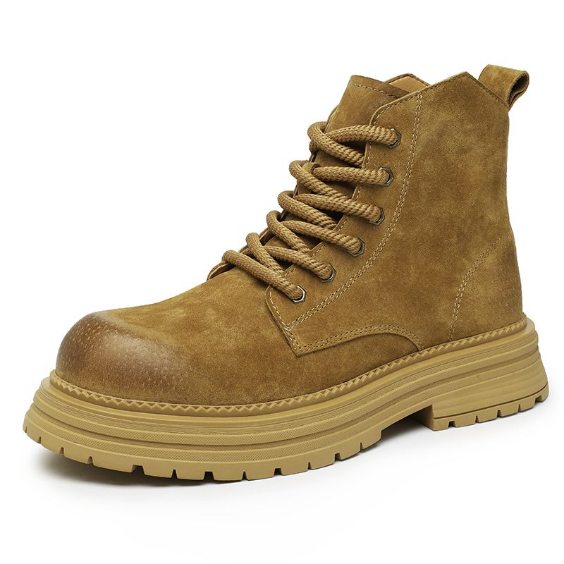 High Quality Men Ankle Boots F - Leather Work Flats recensione e prezzo