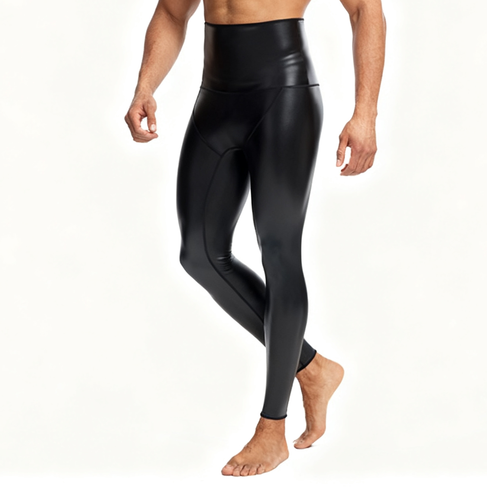 Sexy Men PU Leather Long Pants - Leather Work Pants recensione e prezzo