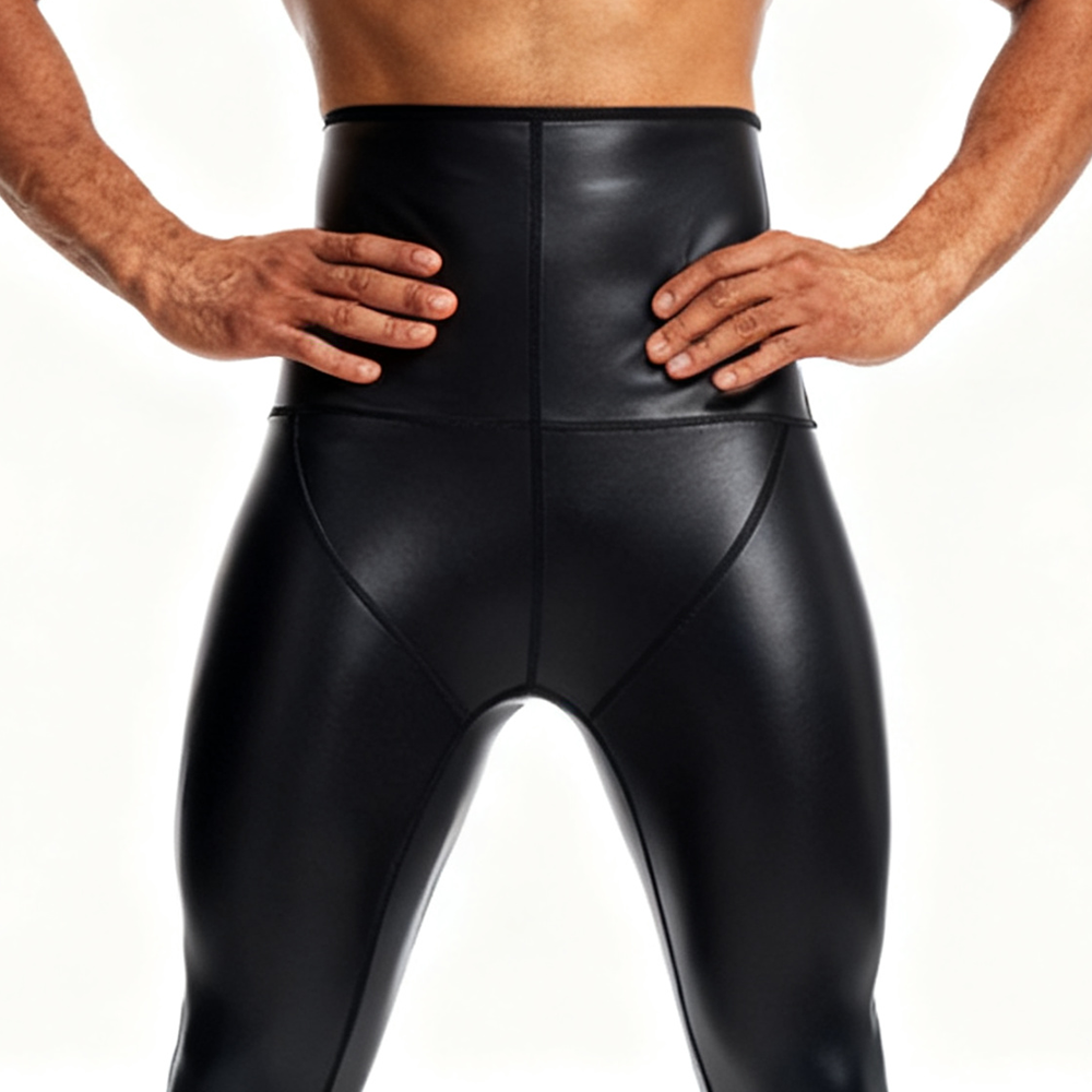 Sexy Men PU Leather Long Pants - Leather Work Pants recensione e prezzo