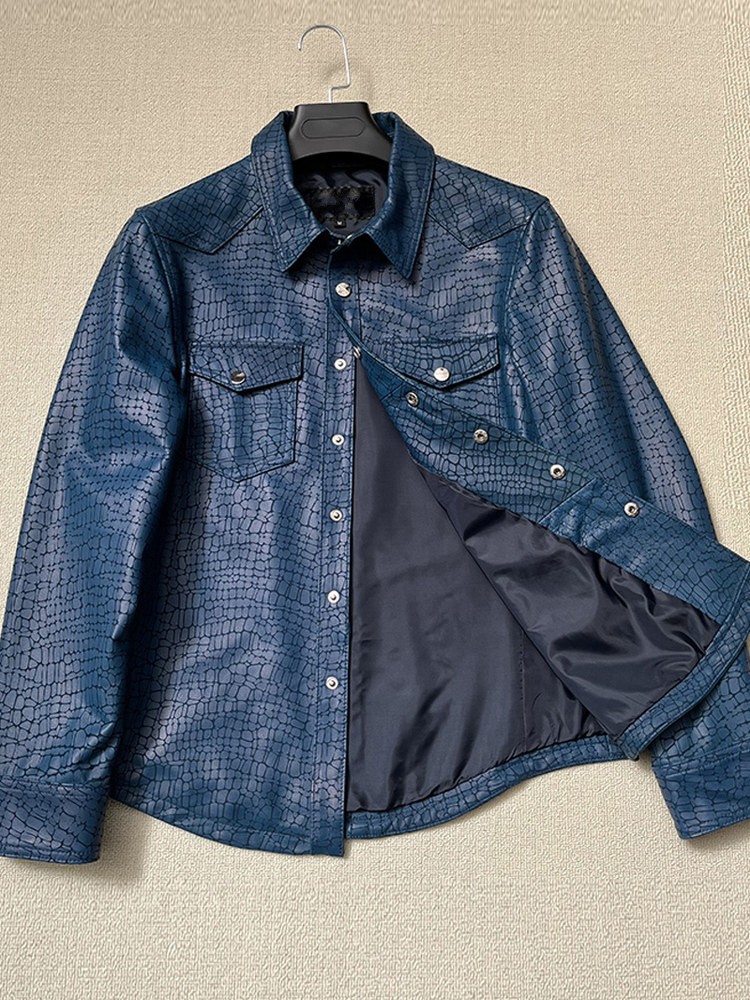 Men Spring Crocodile Pattern R - Leatherwork Patterns recensione e prezzo